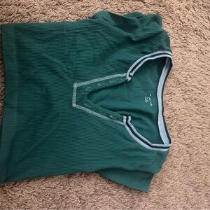 Urban Outfitters Teal Out From Under Shirt